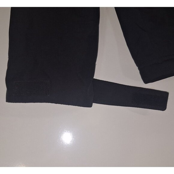 Abercrombie Mens Hooded Lined Cloth Jacket Size Small Black Hook & Latch Sleeves - Picture 10 of 15